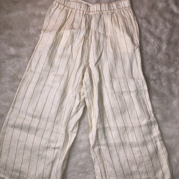 cynthia rowley linen pants - Picture 2 of 3